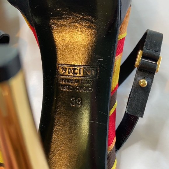 VINTAGE‎ GIUSEPPE ZANOTTI VICINI PLATFORM SANDAL 9 - Picture 4 of 6